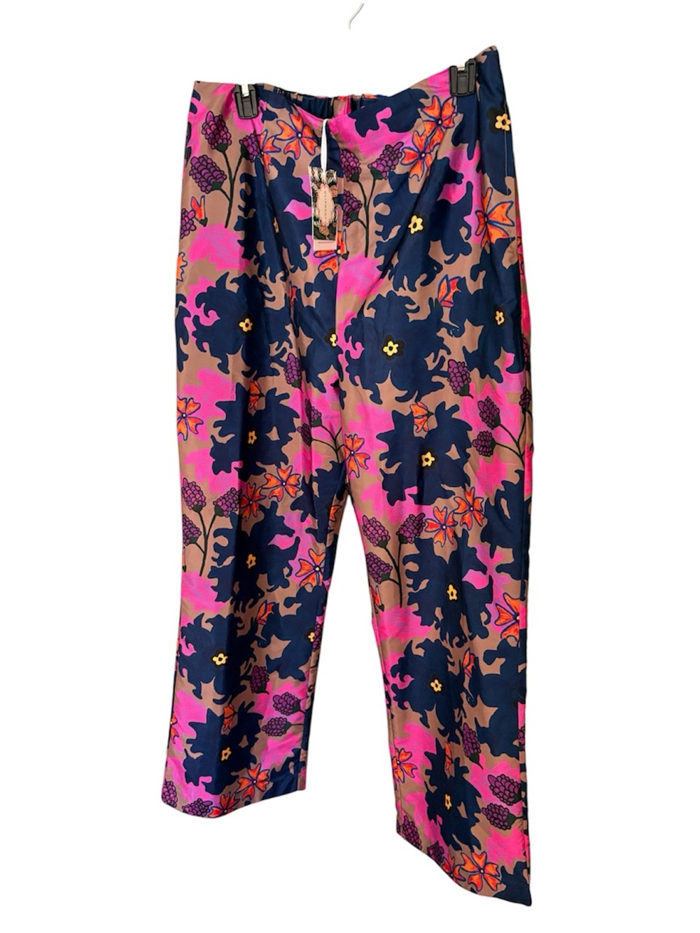 OLIPHANT valentina flared leg pants in suzano navy Size L NWT